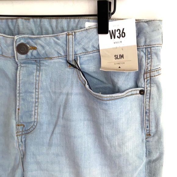 Denim&Co. light blue shorts, Size 36 waist, NWT - Picture 2 of 6
